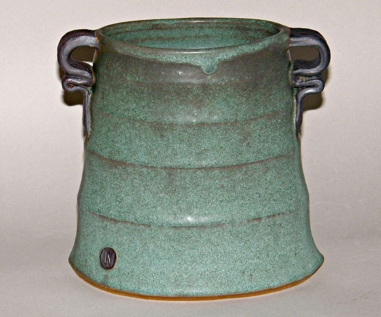 Altered Green vase Altered Green vase