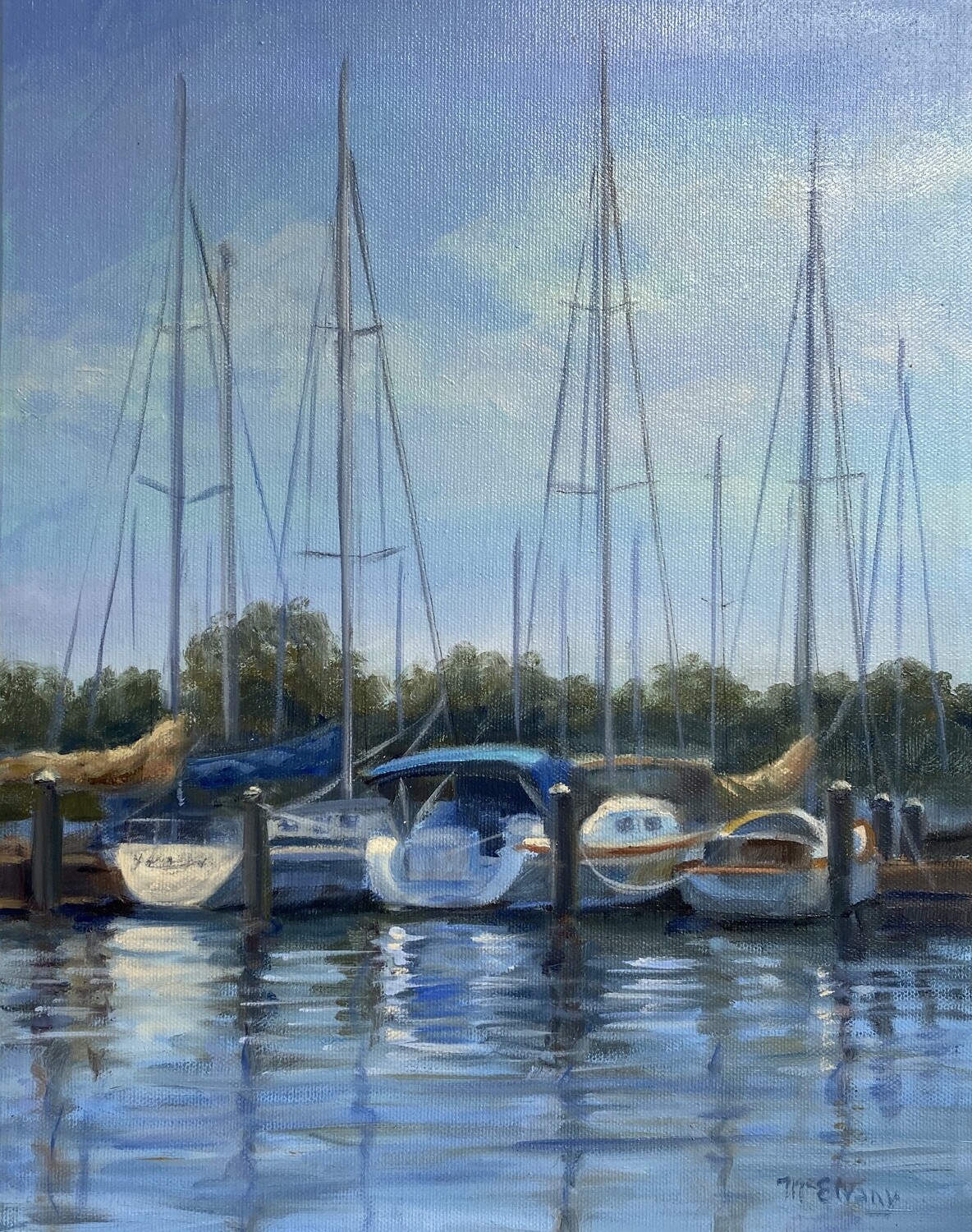 Sailboats at the Marina Sailboats at the Marina