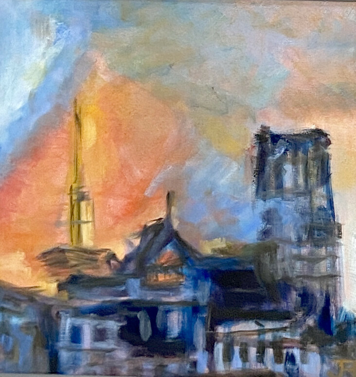 The Burning of Notre Dame The Burning of Notre Dame
