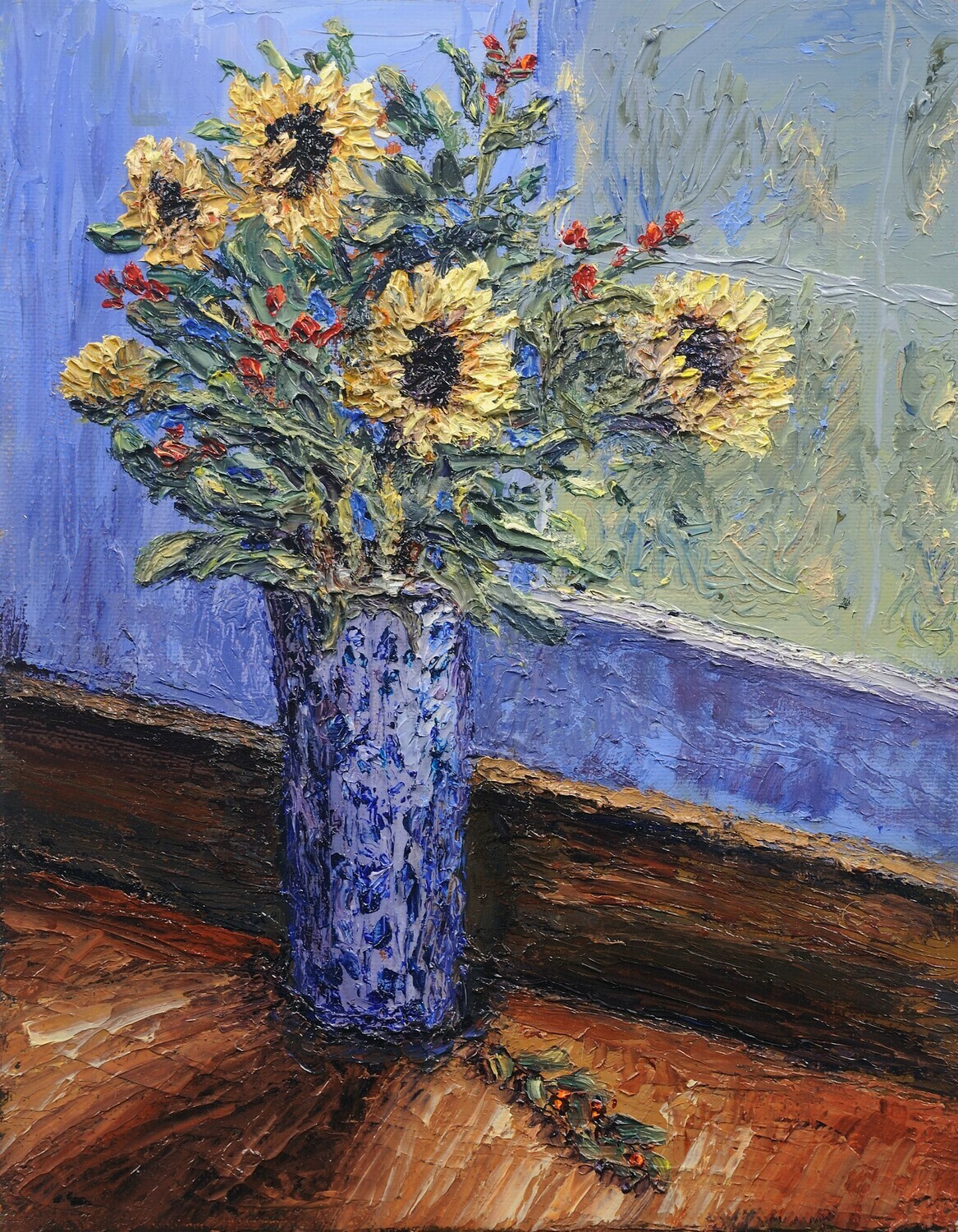 Sunflowers in the Window Sunflowers in the Window