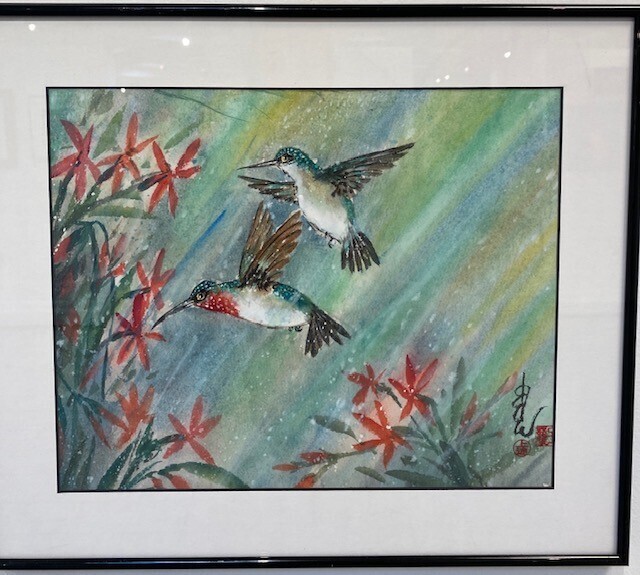 Two Hummingbirds Two Hummingbirds