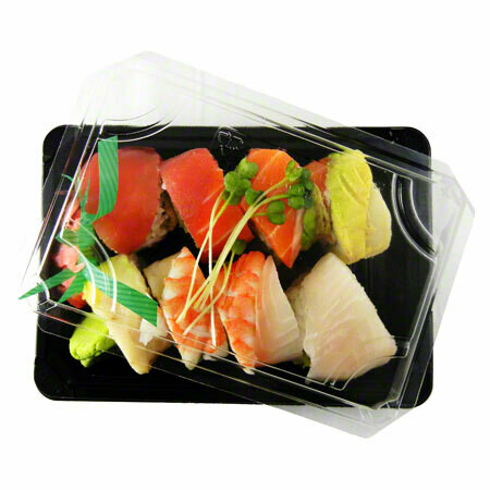 Case of 300 Sushi Trays with Lids Case of 300 Sushi Trays with Lids