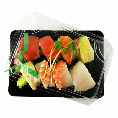 Case of 300 Sushi Trays with Lids Case of 300 Sushi Trays with Lids