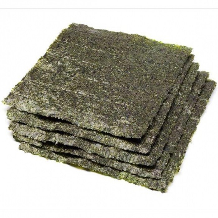 Sushi Nori Full Green Seaweed - case 500ct