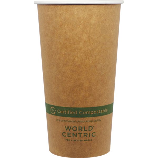 Case of 1000 Units or Pack of 50 Units of Kraft Paper Cup Hot 20 oz Case of 1000 Units or Pack of 50 Units of Kraft Paper Cup Hot 20 oz