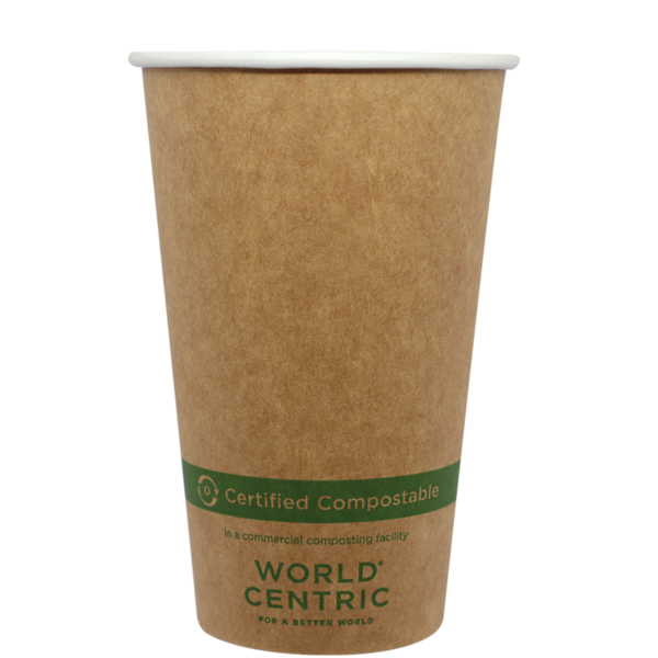 Case of 1000 Units or Pack of 50 Units of Kraft Paper Cup Hot 16 oz Case of 1000 Units or Pack of 50 Units of Kraft Paper Cup Hot 16 oz