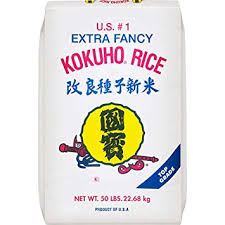 Kokuho Sushi Rice 50 lbs Kokuho Sushi Rice 50 lbs