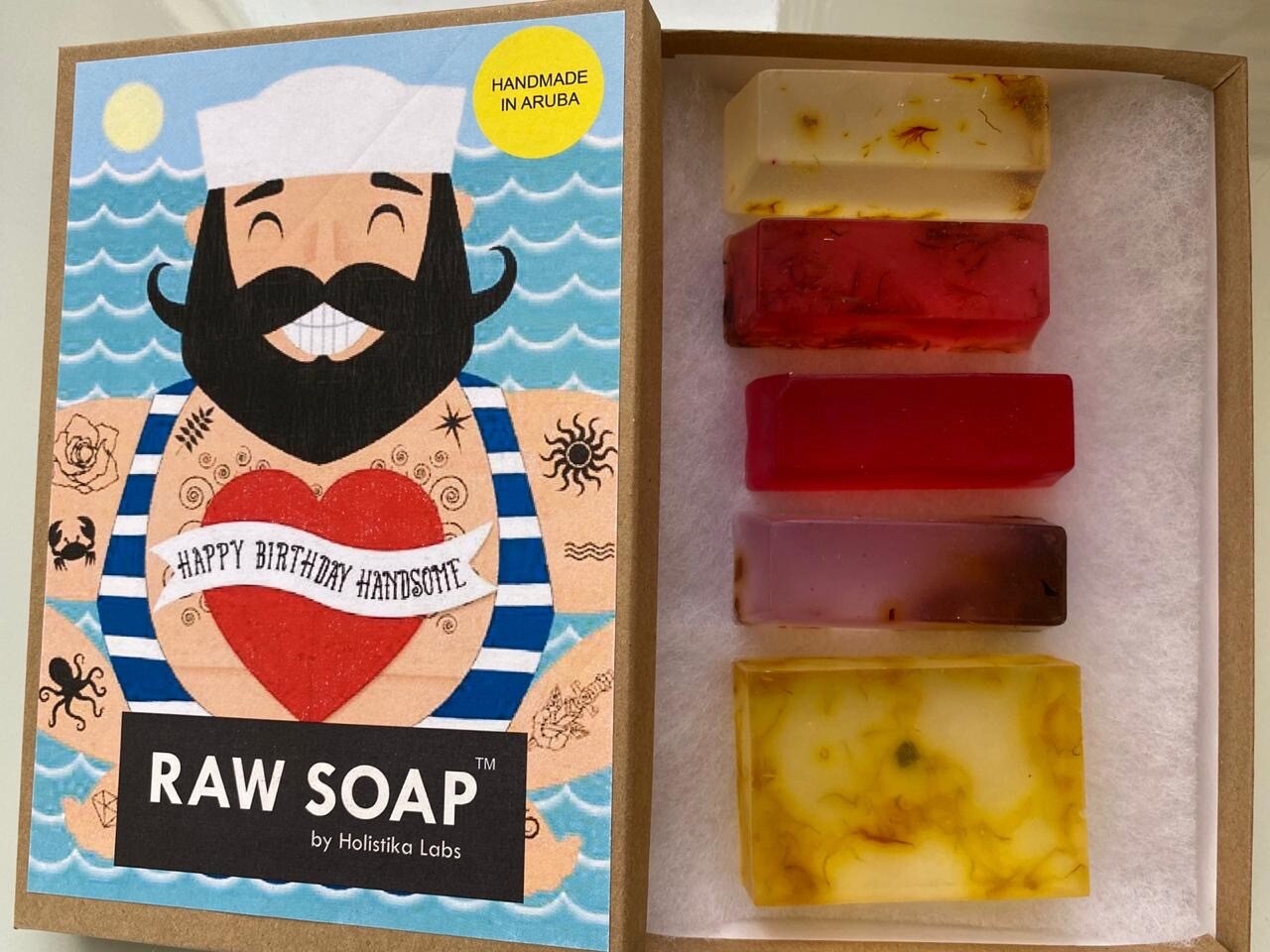 RAW Soap Holistika 'Happy Birthday Handsome' RAW Soap Holistika 'Happy Birthday Handsome'