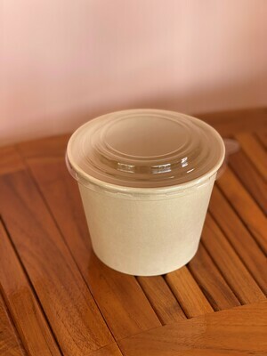 Bamboo Fiber Bowl 998 ML with Lids - 15 x 40 CT/ case