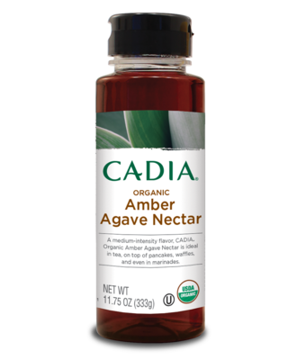 CADIA Amber Agave nectar - 6 x 11.75 oz