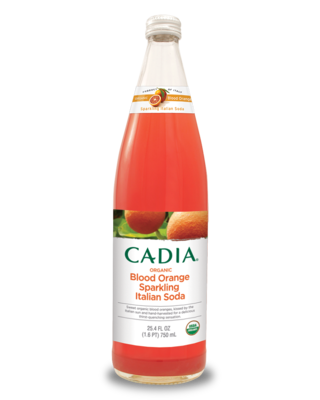 CADIA Blood Orange soda - 12 x 25.4 oz