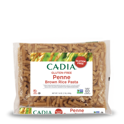 CADIA Brown Rice Penne Pasta Gluten Free - 12 x 454g