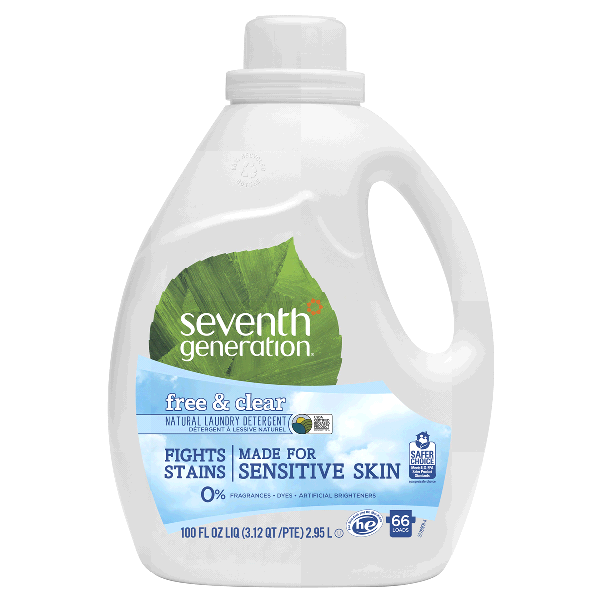 Seventh Generation Laundry detergent - 100 oz