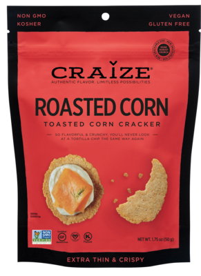 CRAIZE Crackers Roasted Corn - Pack 1.75oz