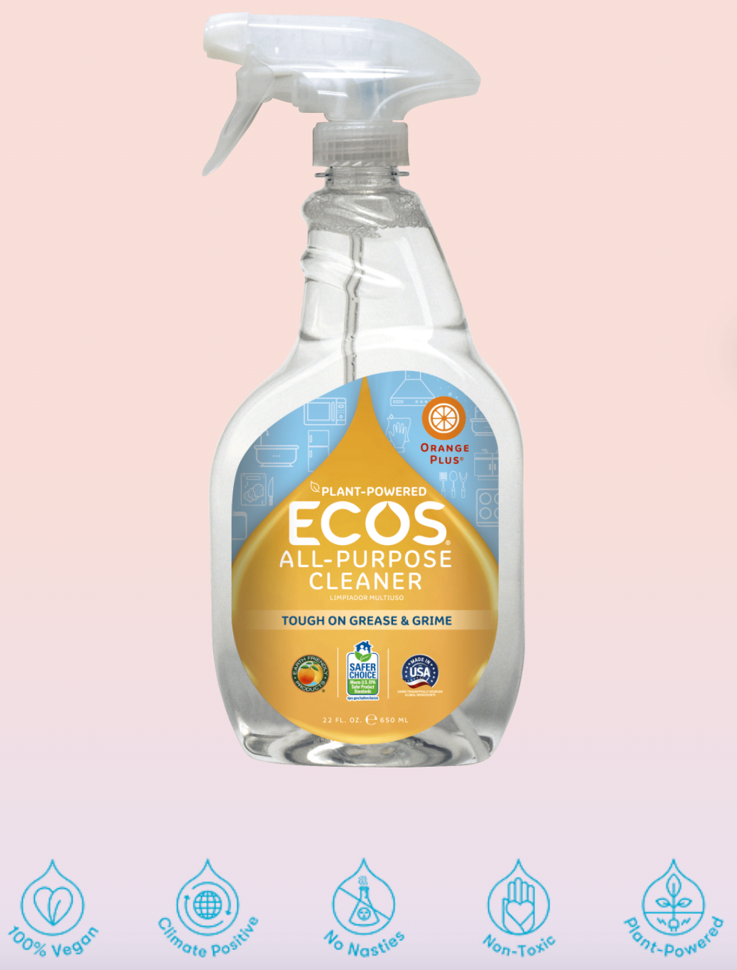 ECOS All Purpose Cleaner Orange - 22 Fl.oz