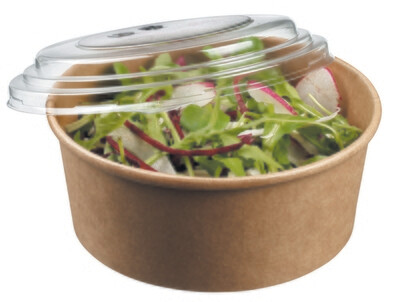 Bamboo Fiber Salad Bowl 750 ML with Lid - Case 600CT