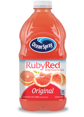 Grapefruit Juice Ruby Red 8 x 60oz - per bottle