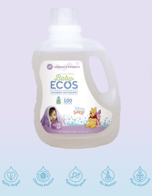 ECOS Hypoallergenic Baby Laundry Detergent Lavender Chamomile - 50 FL.oz