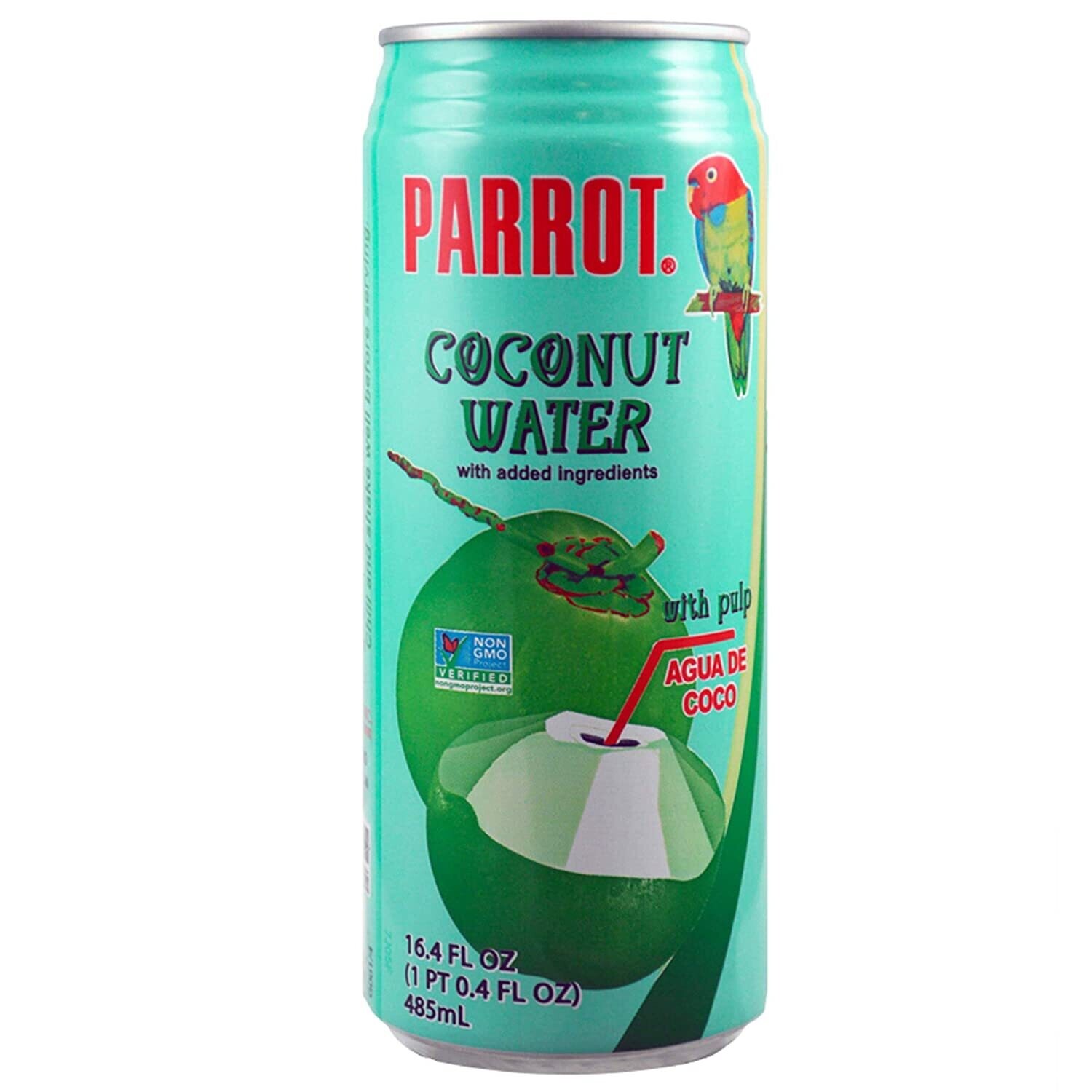 Parrot Coconut Juice Young Coconut with Pulp 24 x 17.3oz
