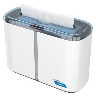 Cascades PRO Tandem multifold Hand Towel Countertop Dispenser white