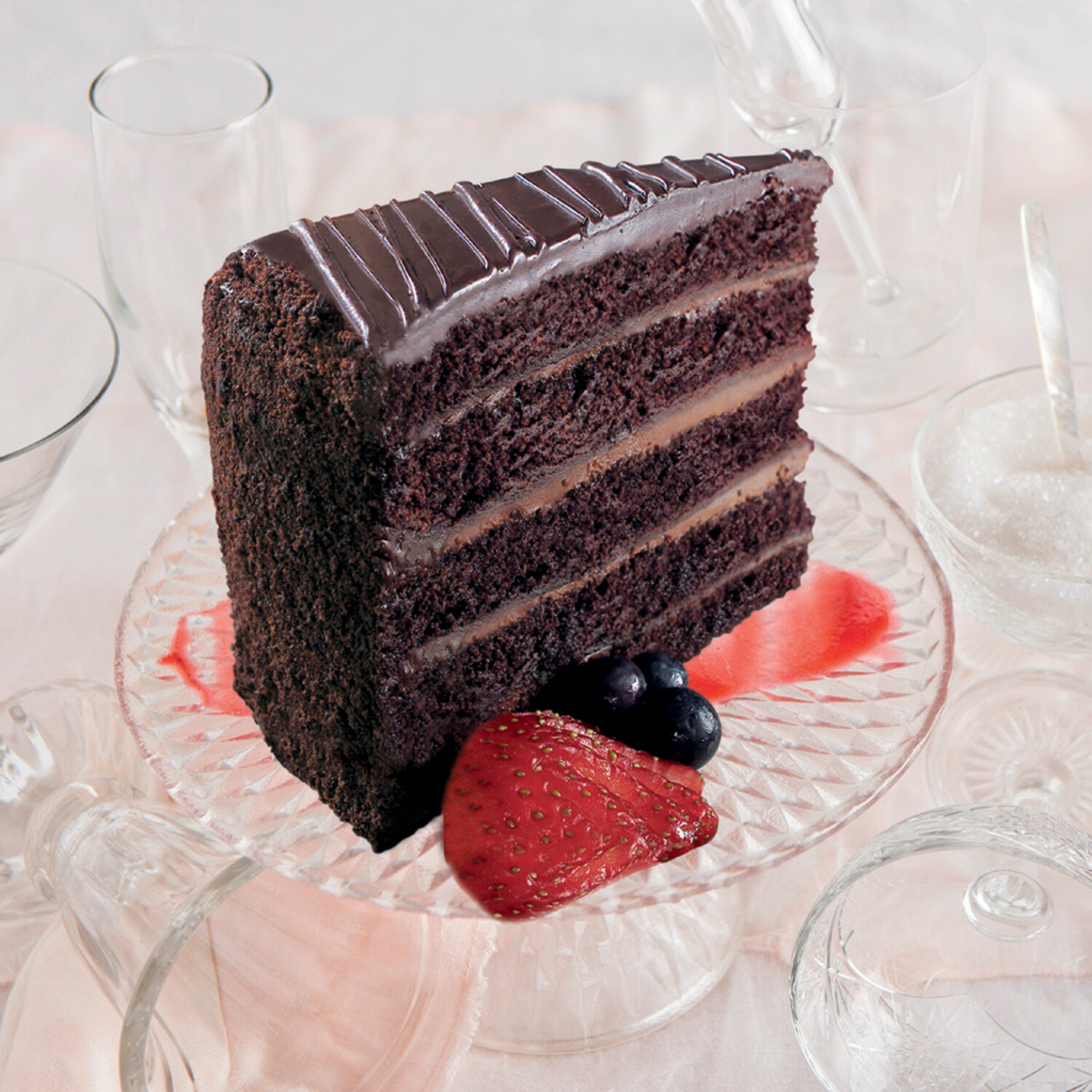 Big Chocolate Cake 5 Layer - Box of 14 slices