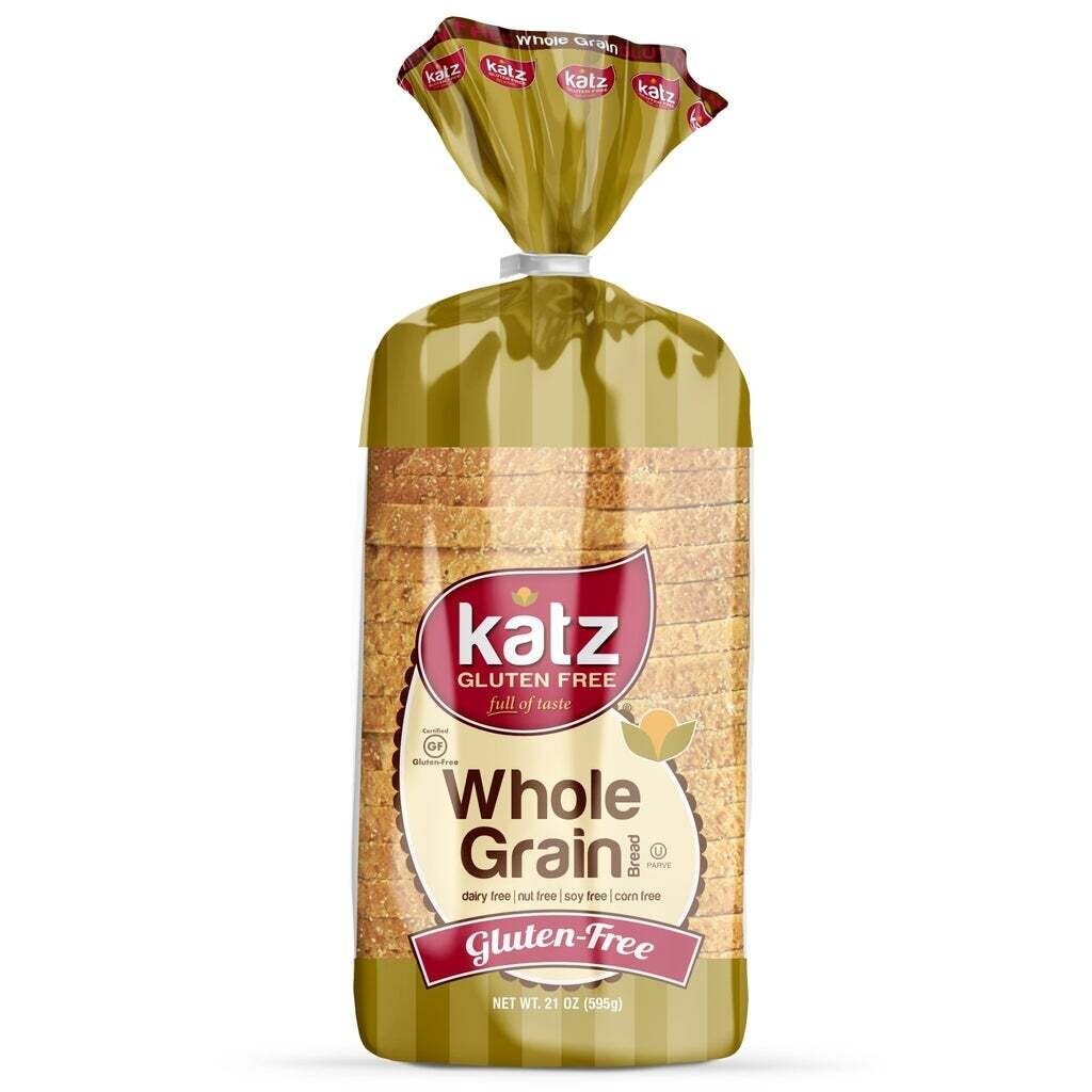 Katz GF whole grain bread 21oz - case of 6 packs