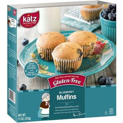 Katz GF Blueberry muffin 11oz - Case of 6 packs