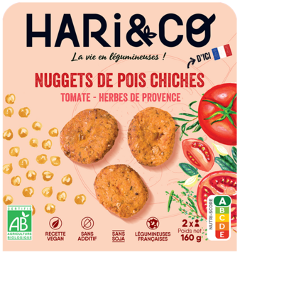 VEGAN Chickpea Nuggets: Tomato & Herbs 150CT