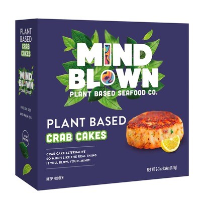 Mind Blown™ Plant Based Crab Cake 6oz - pack of 12ct