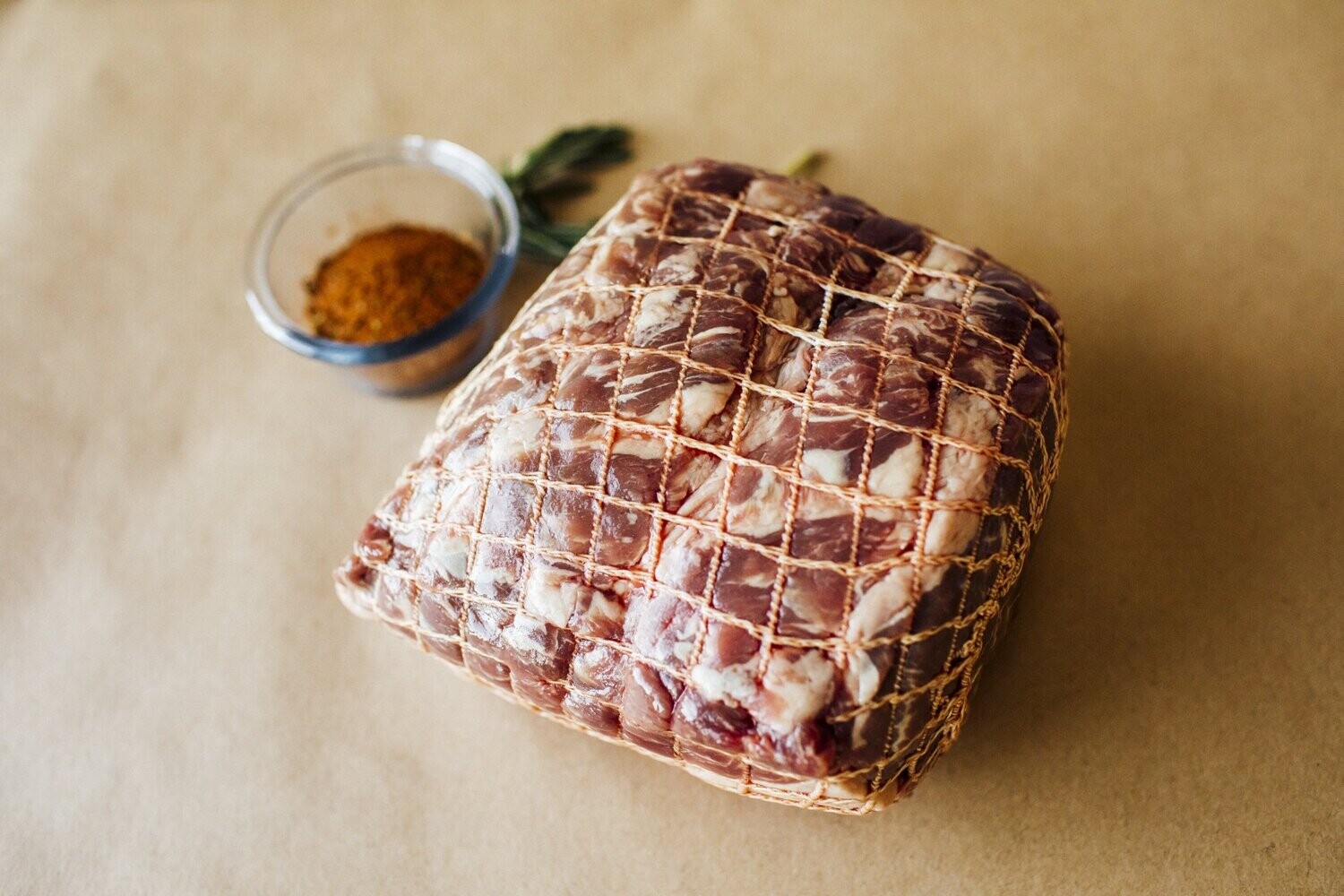 PRIME RIB OF BEEF AND PORK LOIN ROAST COMBINATION