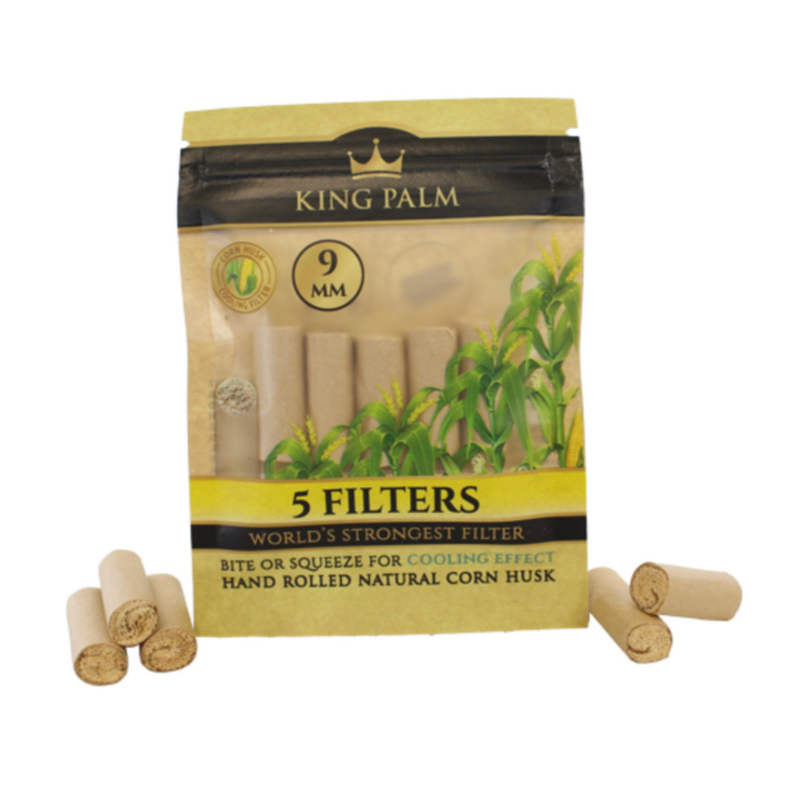 King Palm 9mm Corn Husk Filters