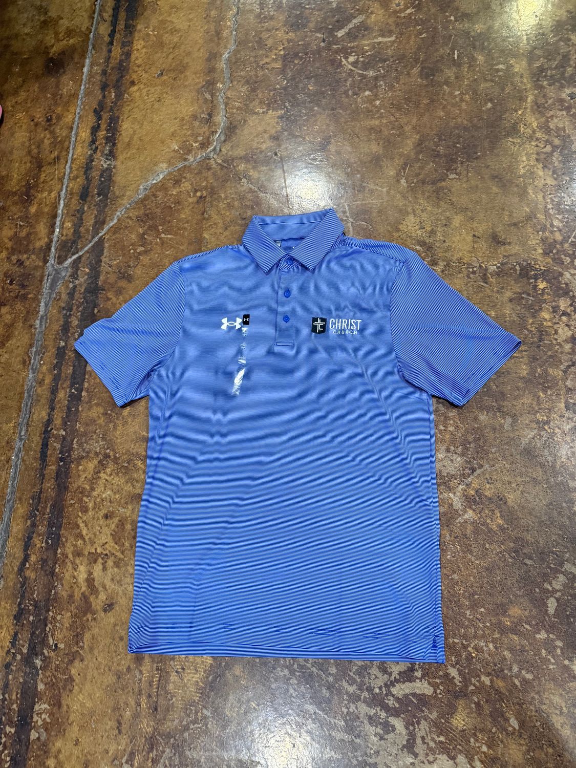 UA - Men's Destin Drive Striped Performance Polo