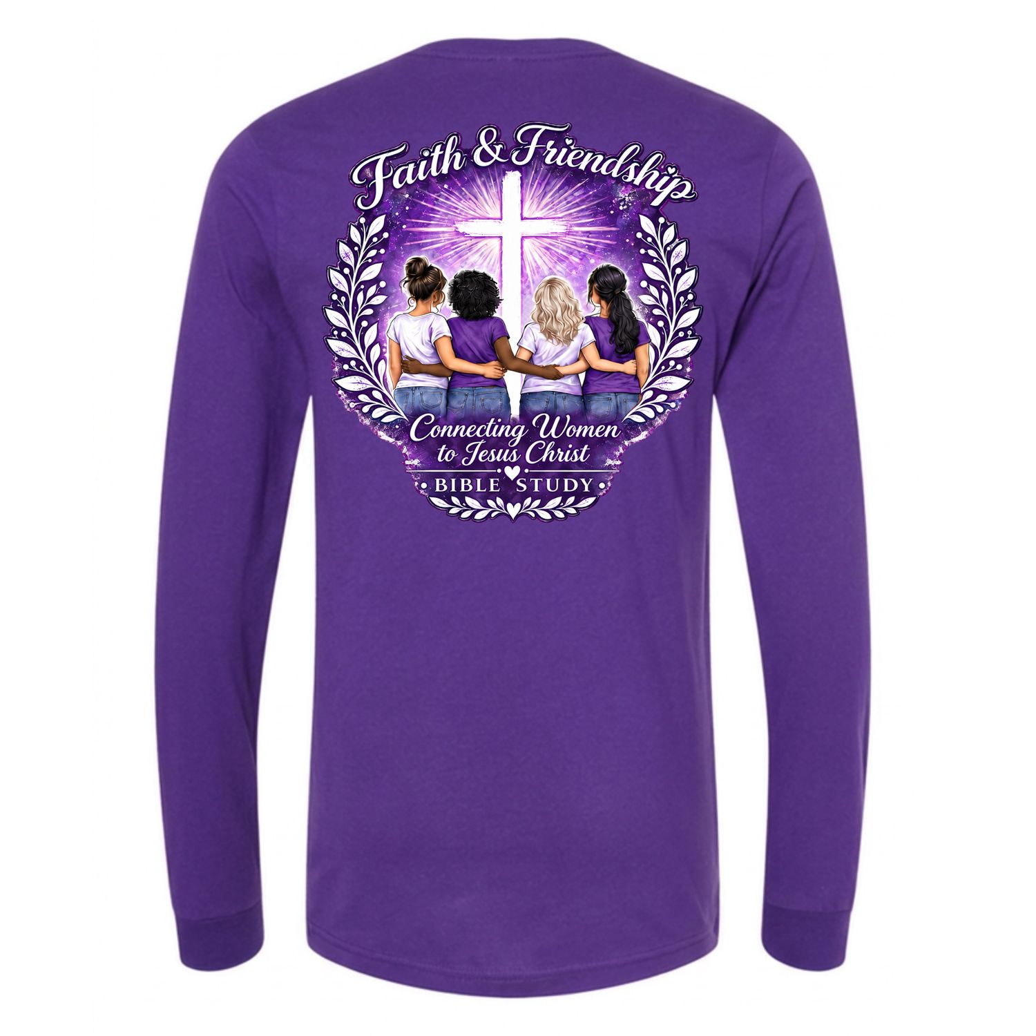 PRE-ORDER: Faith &amp; Friendship Long Sleeve Tee