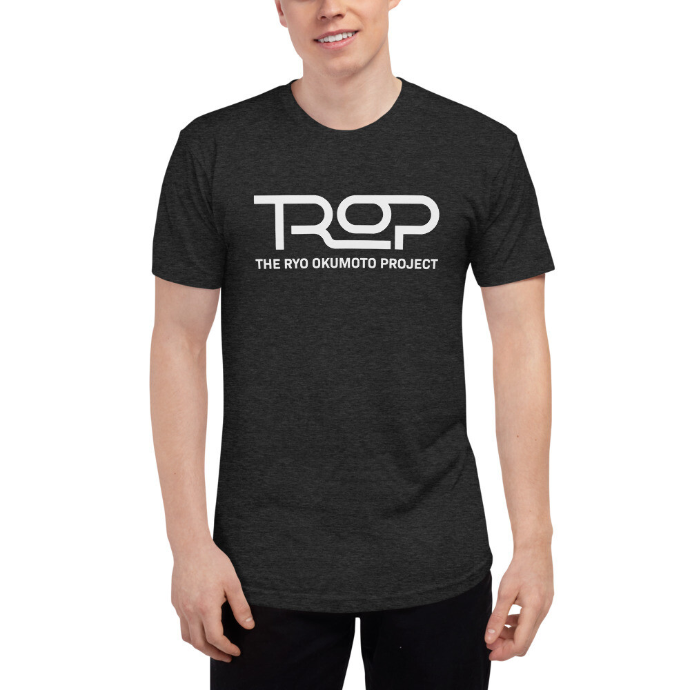 TROP Unisex Tri-Blend T-Shirt／TROPロゴ入り男女兼用3種混紡Ｔシャツ