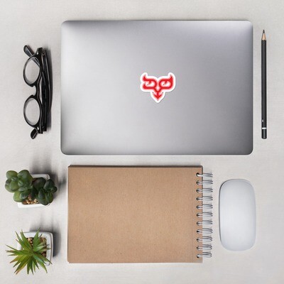 Red Ryo Logo Bubble-free Sticker／レッド・ロゴ・ステッカー