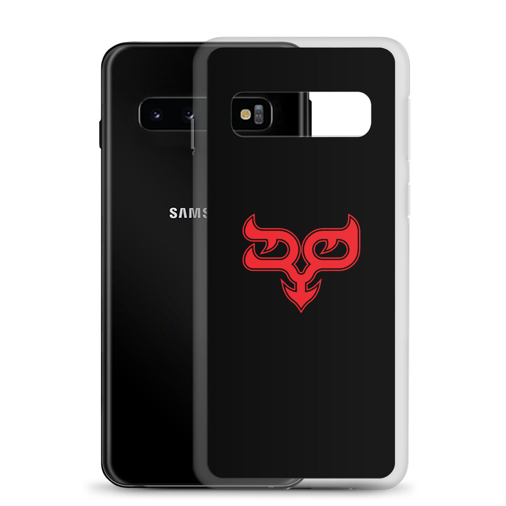 Red Ryo Logo Black Samsung Case／ロゴ入りブラックSamsungケース