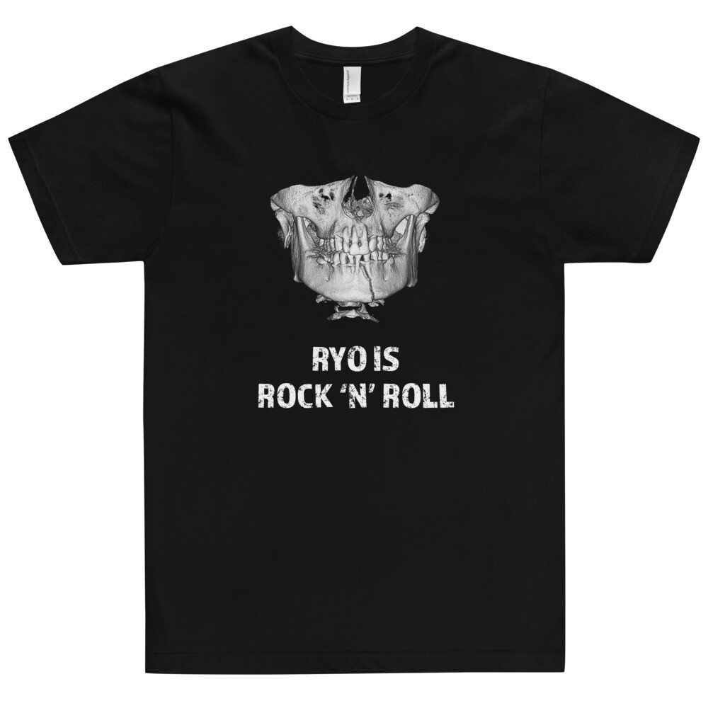 "Ryo Is Rock'n'Roll" 100% Cotton T-Shirt／綿100％「亮こそがロックンロールだ！」Tシャツ