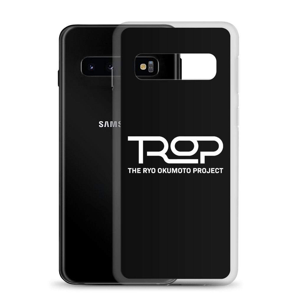 TROP Black Samsung Case／TROPロゴ入りSamsungケース