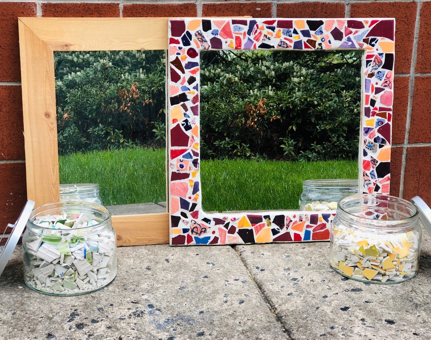 23.25" Mosaic Mirror