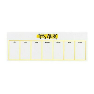 Rad + Happy Weekly Notepad