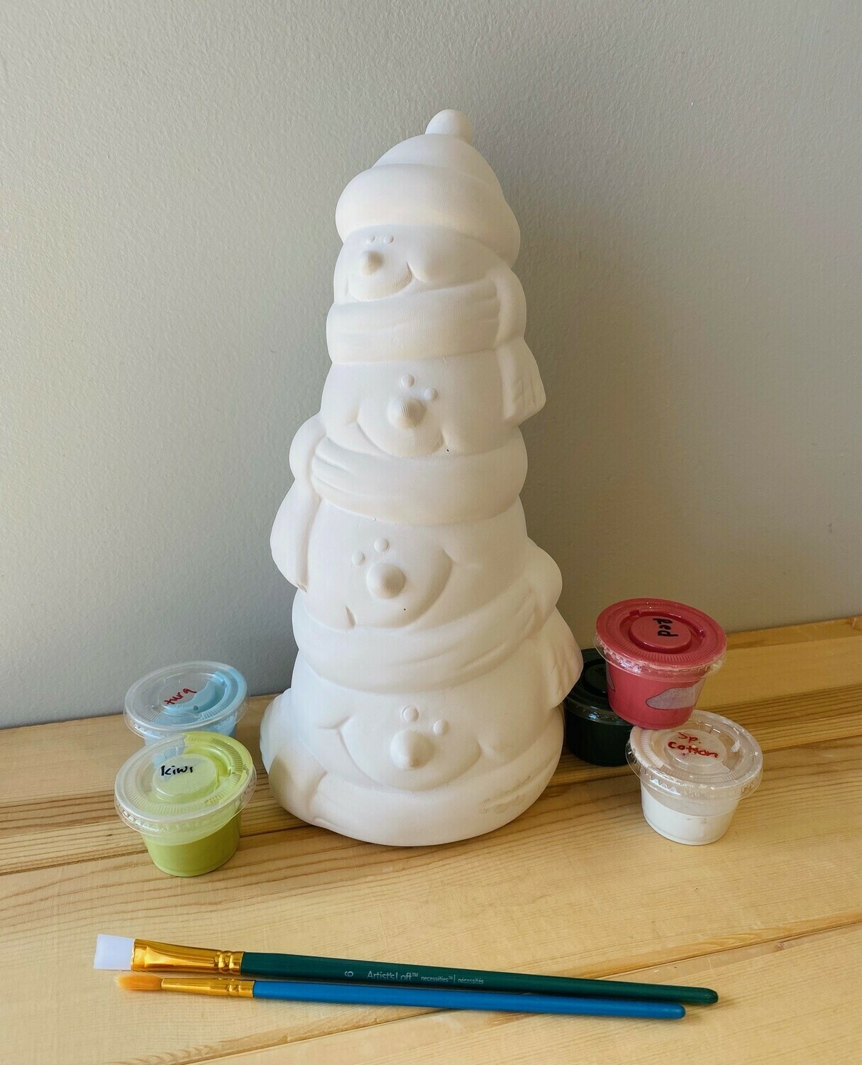 Snow Pile Stacked Snowman