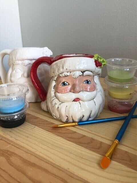 Vintage Santa Mug
