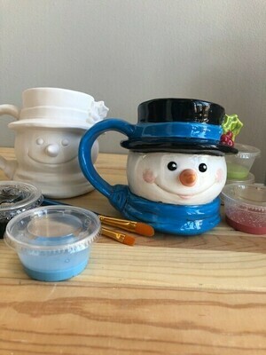Vintage Snowman Mug