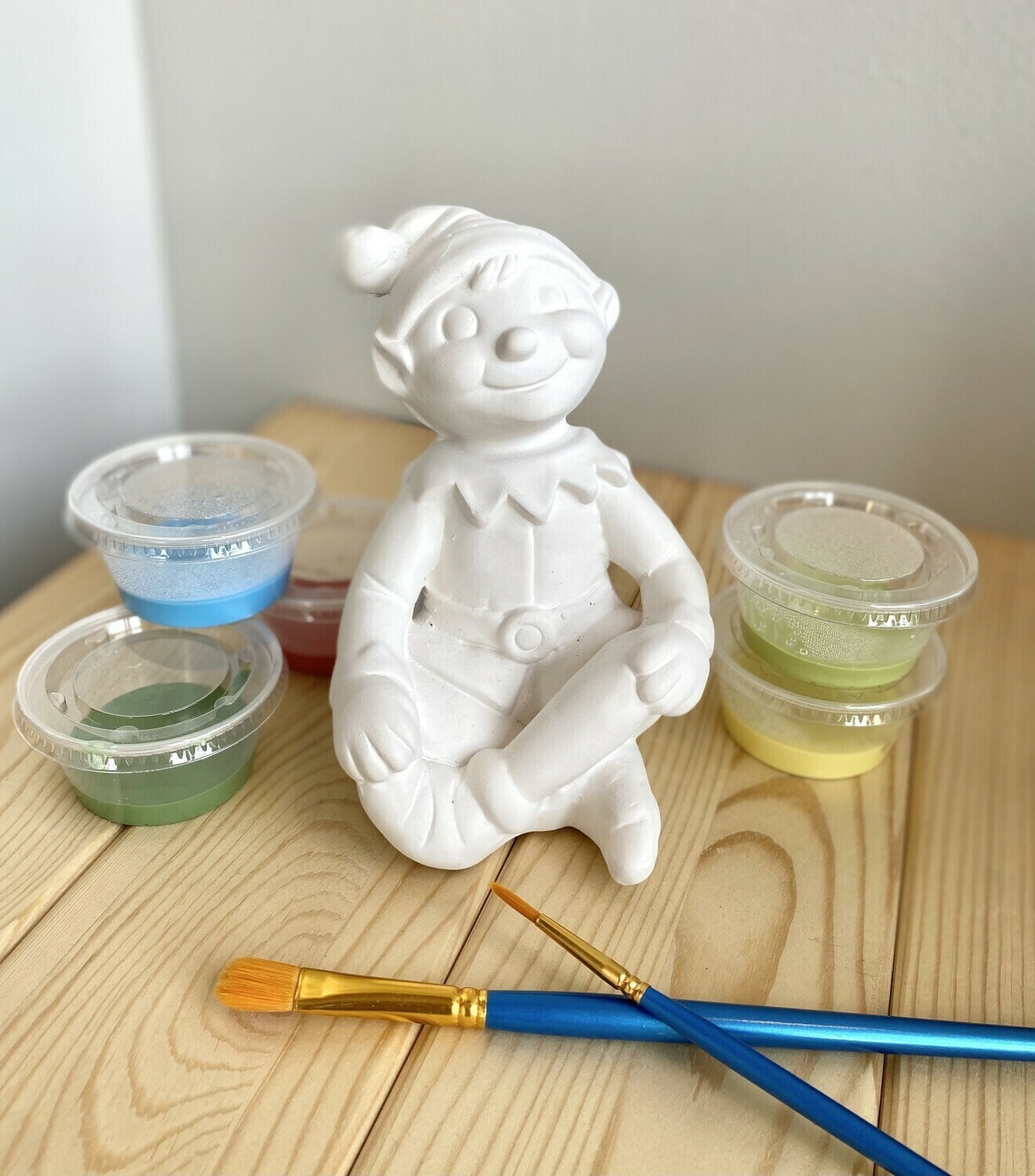 Elf Sitting with Legs Crossed