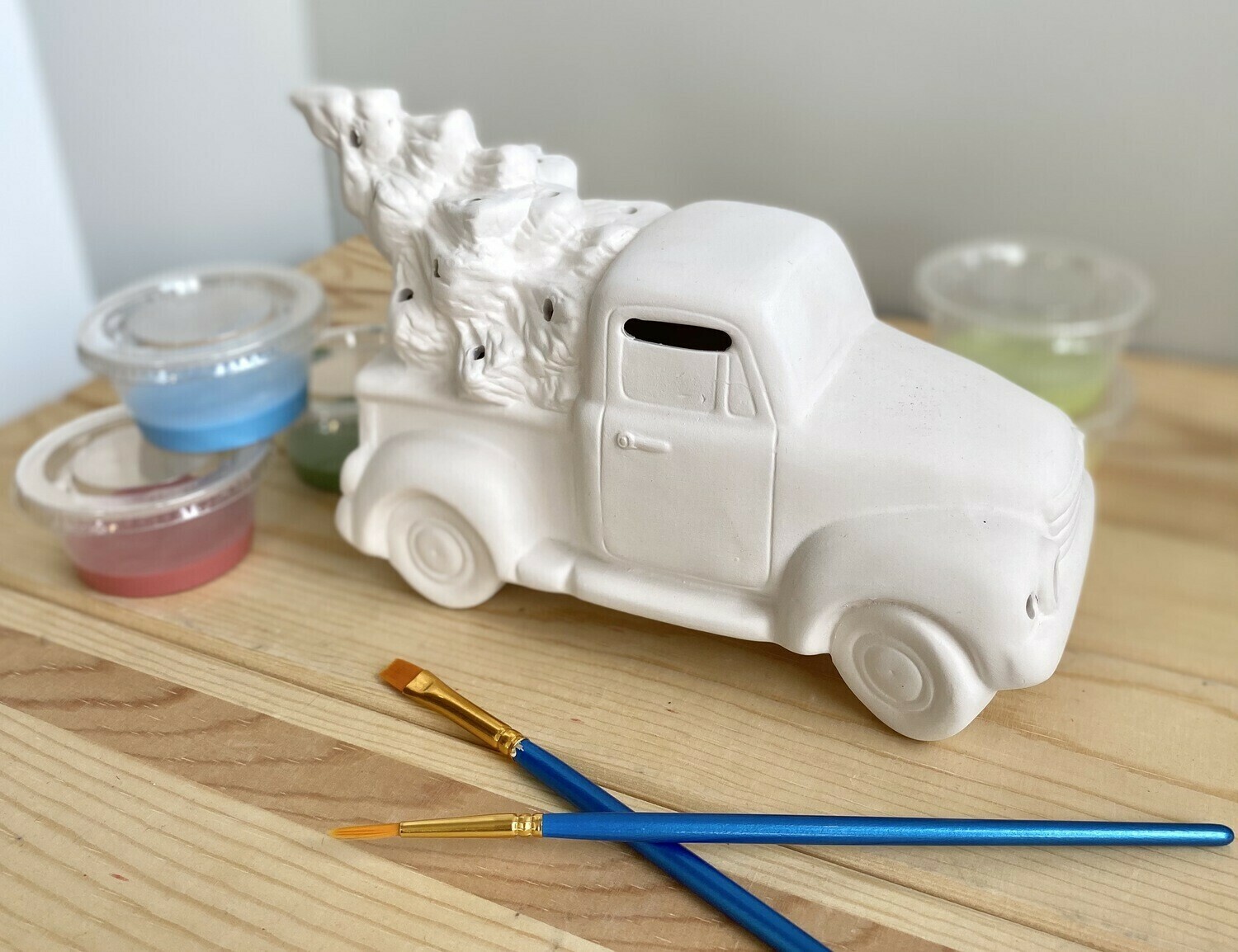 Truck and Tree Lantern - No Lights included