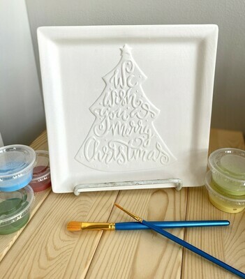 We Wish You A Merry Christmas Plate