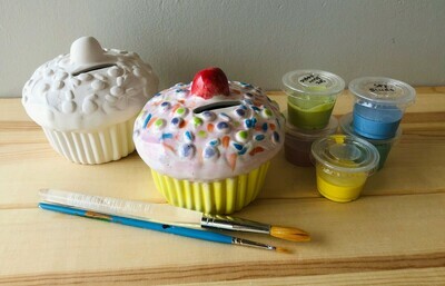 Cupcake Penny Bank