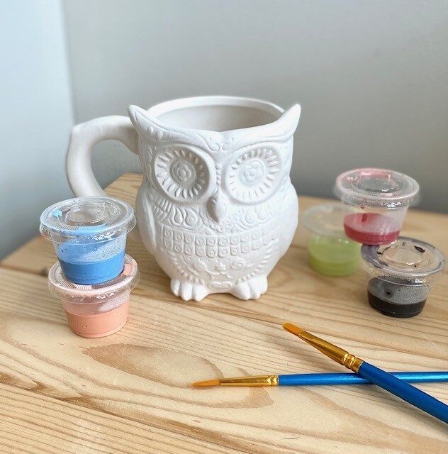 Sugar Skull Owl Mug