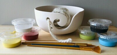 Yarn Bowl with Multiple Holes