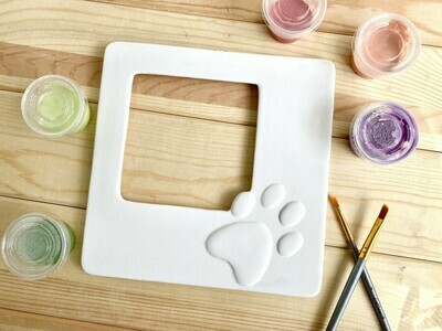 Paw Print Picture Frame